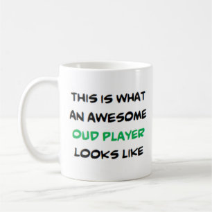 oud player, awesome coffee mug