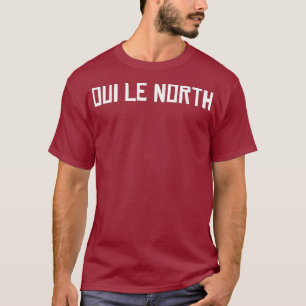 OUI LE NORTH Small Tet French Canada T-Shirt