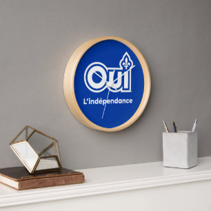 OUI Quebec Referendum Clock