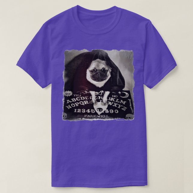 Ouija Pug T-Shirt (Design Front)