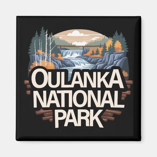 Oulanka National Park Finland Magnet (Front)