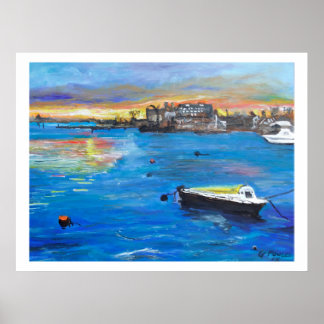 Oulton Broad Boats Poster