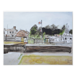 Oulton Broad Lock Photo Print