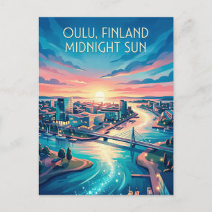 Oulu Finland Postcard