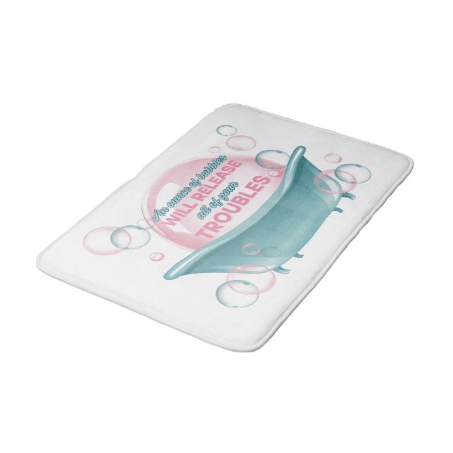 Ounce of Bubbles Bath Mat (Angled)