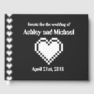 Our 8-Bit Hearts in Black  Guest Book