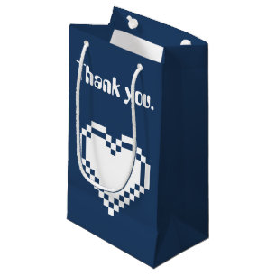 Our 8-Bit Hearts in Navy Gift Bag