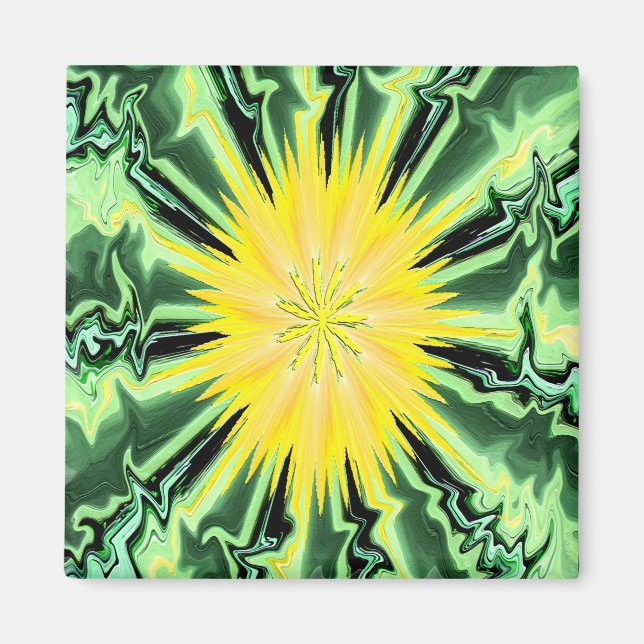 Our Abstract Sun.... Magnet (Front)