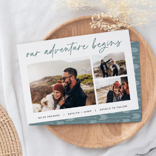 Our Adventure Begins   Multi Photo Engagement Announcement