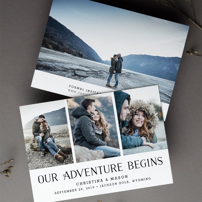 Our Adventure Begins | Multi Photo Save the Date (Creator Uploaded)