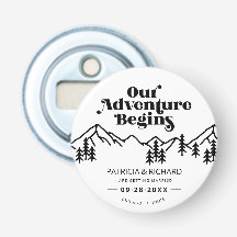 Our Adventure Begins Outdoor Wedding Save The Date
