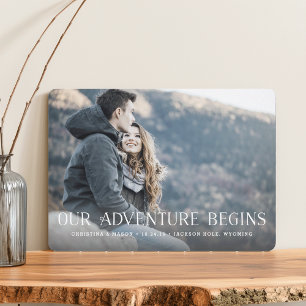 Our Adventure Begins   Photo Save the Date