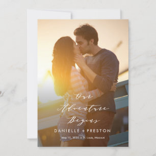 Our Adventure Editable Colour Save The Date Card