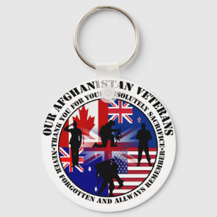Our Afghanistan Veterans 5 Nations Key Ring