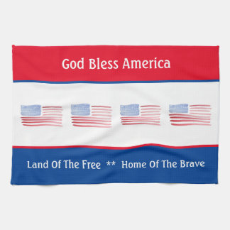 Our American Flag Tea Towel