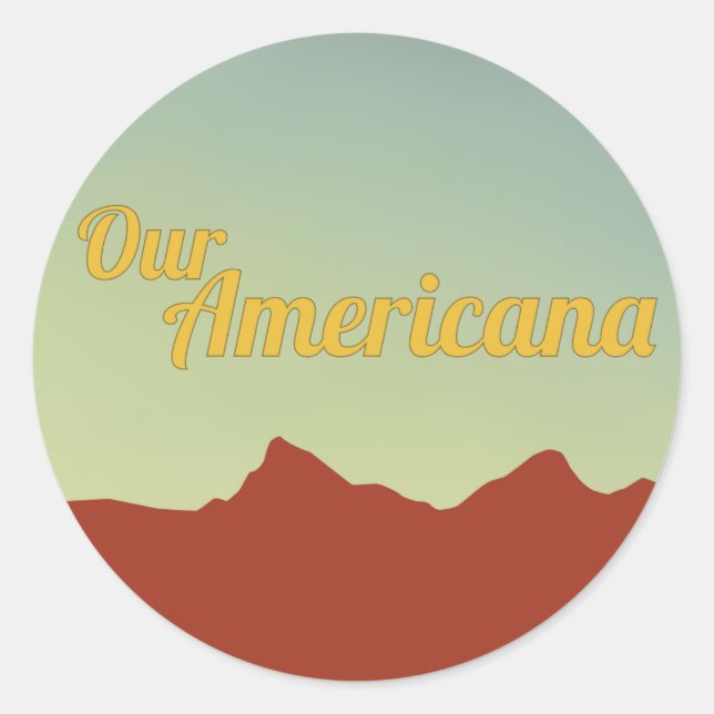 Our Americana Sticker (Front)