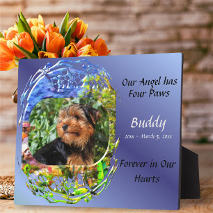 Our Angel has Four Paws Scenic Path View 0819 Plaque