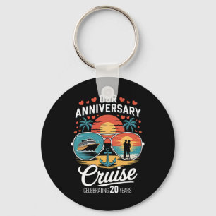 Our Anniversary Cruise Celebrating 20 Years Of Mar Key Ring