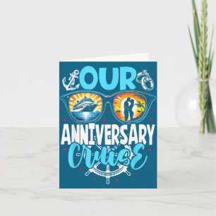 Our anniversary cruise husband wife couples cruise card
