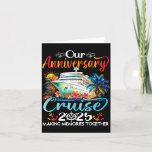 Our anniversary cruise husband wife couples cruise card