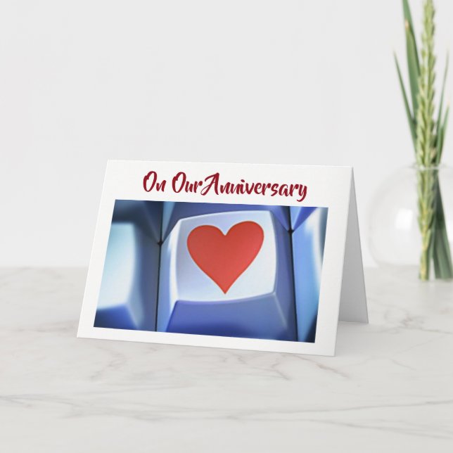 **OUR ANNIVERSARY** LET'S ***CELEBRATE US**** CARD (Front)