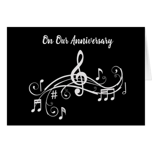 **OUR ANNIVERSARY** LET'S MAKE BEAUTIFUL MUSIC (Front Horizontal)