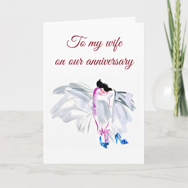 **OUR ANNIVERSARY** YOU ARE THE WORLD TO ME CARD (Front)
