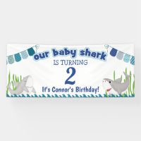 Our Baby Shark Add Your Age Kid Birthday