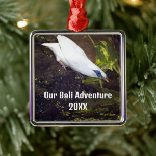 Our Bali Adventure 2026 Bali Myna Bird Art Metal Tree Decoration