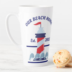 Our Beach Home, Lighthouse Latte Mug