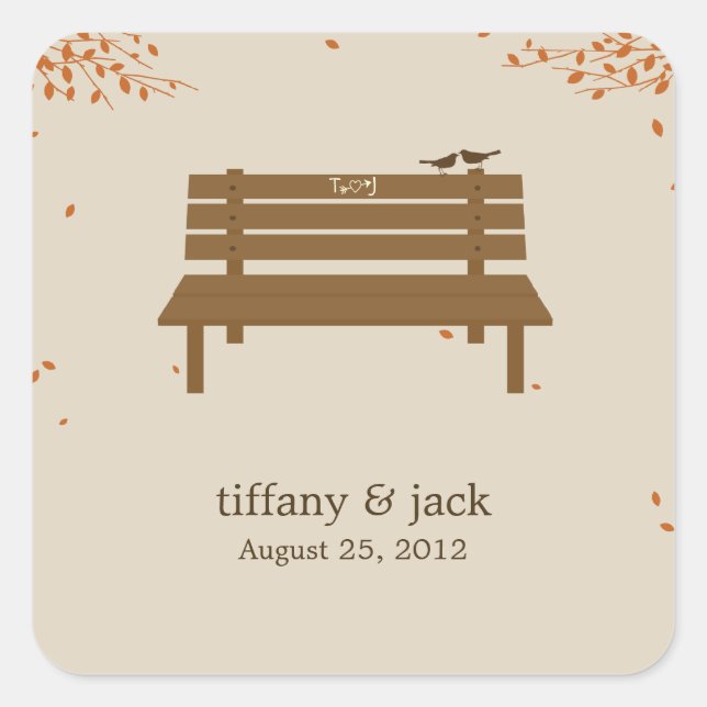 Our Bench Favour Sticker (Front)