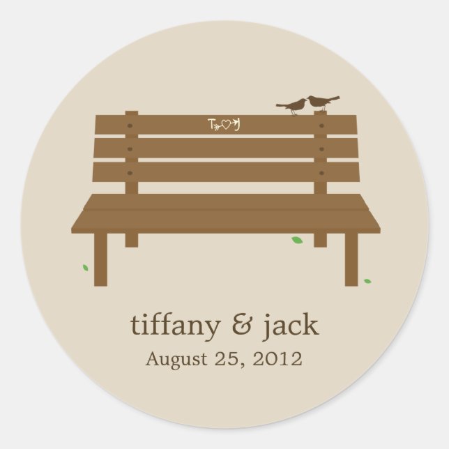 Our Bench Favour Sticker (Front)