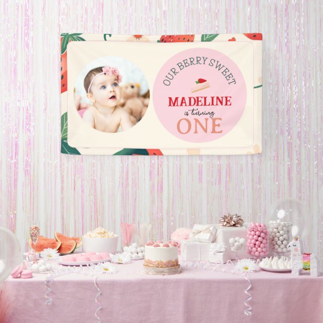 Our Berry Sweet Birthday Banner (Party)