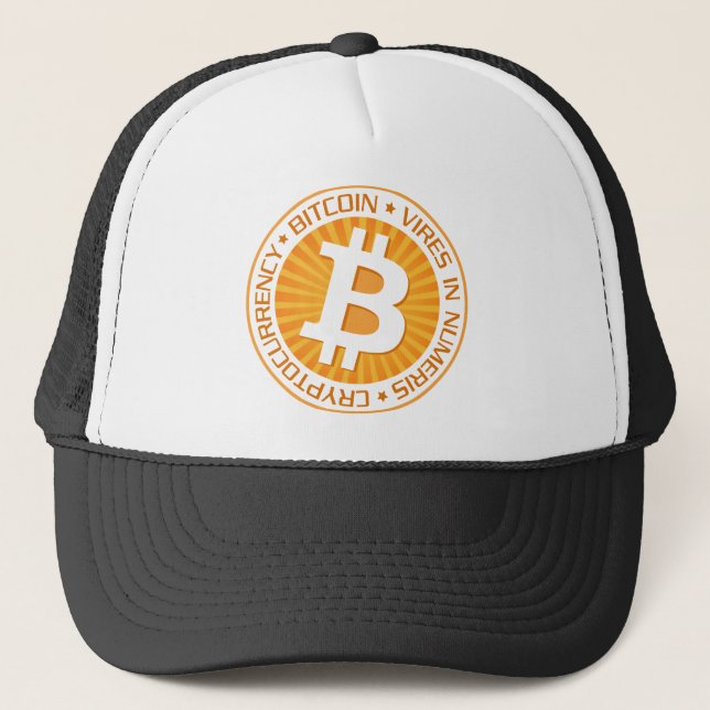 Our Bitcoin Logo Type 02 Trucker Hat (Front)