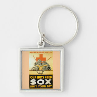 Our Boys Need Sox ~ Knit Your Bit Key Ring