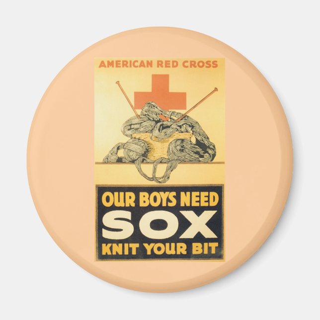 Our Boys Need Sox Magnet (Front)