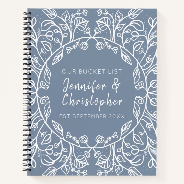 Our Bucket List Couples Keepsake Journal (Front)