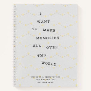 Our Bucket List Couples Keepsake Journal