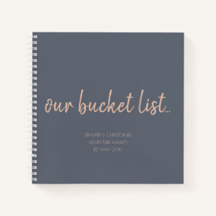 Our Bucket List Couples Keepsake Journal