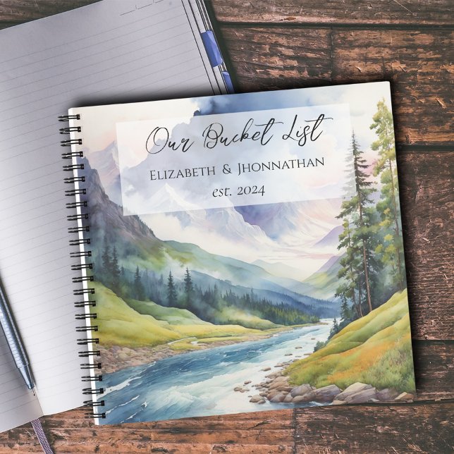 Our Bucket List Couples Nature Adventure Keepsake Notebook (Creator Uploaded)
