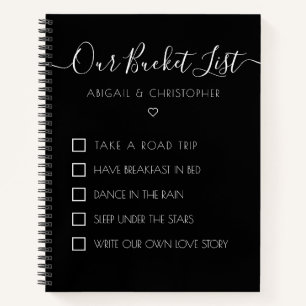 Our Bucket List Customised Keepsake Notebook