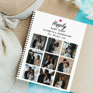 Our Bucket List Happily Ever After Couple Photo Notebook