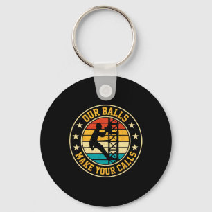Our Bylls Make Your Calls Retro Cell Tower Climber Key Ring