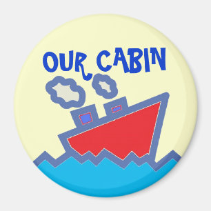 Our Cabin Stateroom Door Marker Magnet