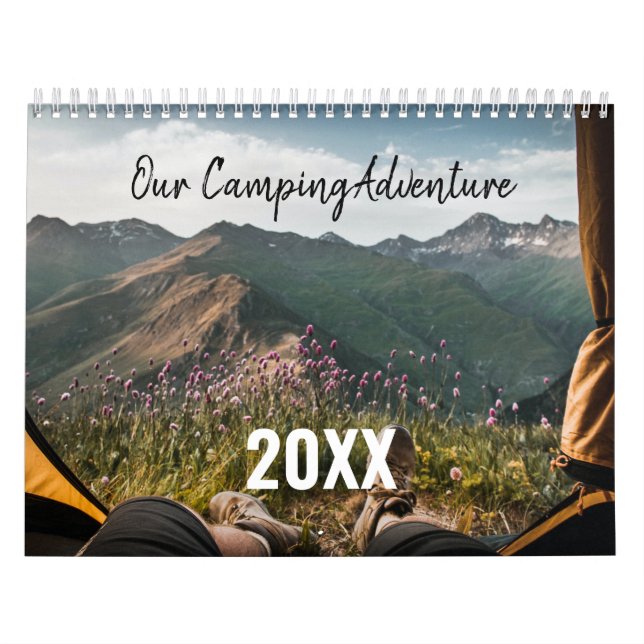 Our Camping Adventure Photo Template Calendar (Cover)