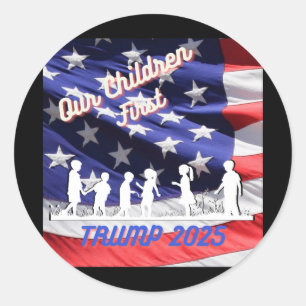 Our Children 1st Dt 2025 Classic Round Sticker
