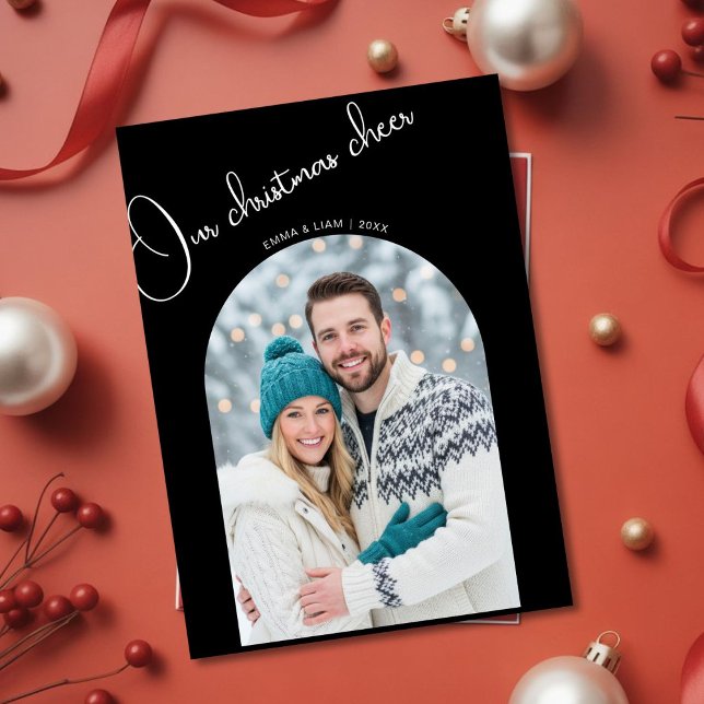 Our Christmas Cheer Couple love Holiday Card (Creator Uploaded)