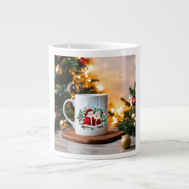 Our Christmas Mug Sticker Where Festivity Meets  (Front)