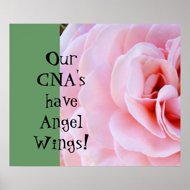 Our CNA's have Angel Wings! posters Nursing prints (Front)