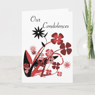 Our Condolances Card